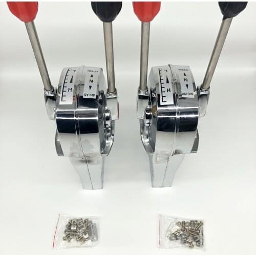 Boat Marine Twin Lever Engine Control Marine Japanese-style throttle head marine manipulator marine throttle gear controller