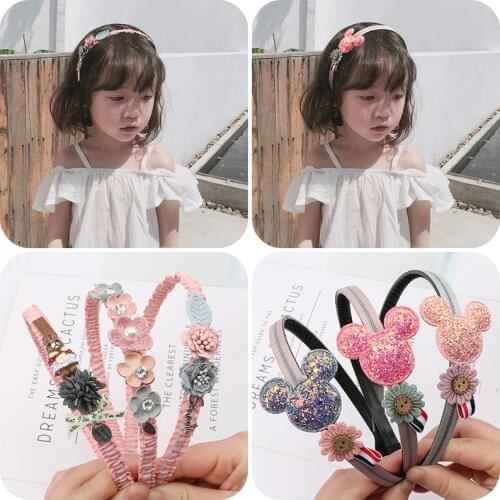 Children headband girl non-slip headband princess crown tiara girls Korean hair accessories baby hairpin Hair accessories