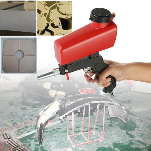 1/4'' 90psi Handheld ABS Air Sandblasting Machine Flow Adjustable Handy Sandblaster Spray Polishing Rust Removal