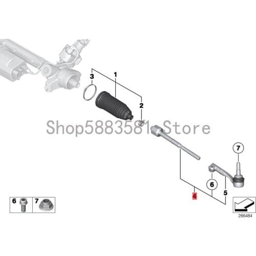 CAR steering tie rod bm wF20 116D F20 116I F20 118D tie rod assembly rear pull arm lower arm swing arm tie rod outer ball joint