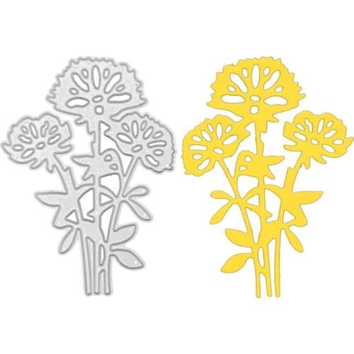 Julyarts Chrysanthemum Die Cutting Dies Album Scrapbook For DIY Scrapbooking Photo Album Decorative Embossing Stencil
