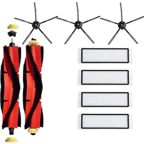 9 Set Replacement Parts Compatible for Xiaomi Roborock S5 Max S6 S60 S5 S50 T6 Mop Black Side Brush Accessories