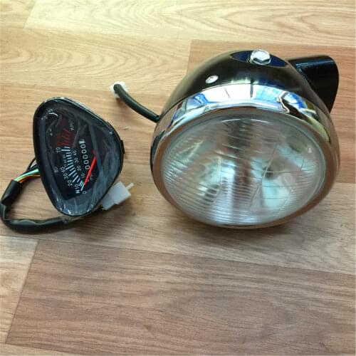 STARPAD For ways for jincheng 70 / DAX giraffe/jialing 70 modified metal shell after black headlight assembly Black shell