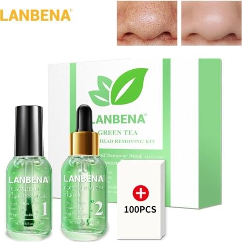Blackhead Remover Serum Face Peel Mask Facial Deep Cleaning Black Mask Acne Treatment Pores Shrink Essence Skin Care Tool set