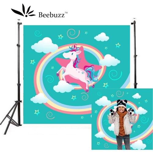 Cartoon Unicorn Photography Backdrop Magic Unicorn Photo Background Photo Studio Photo Studio