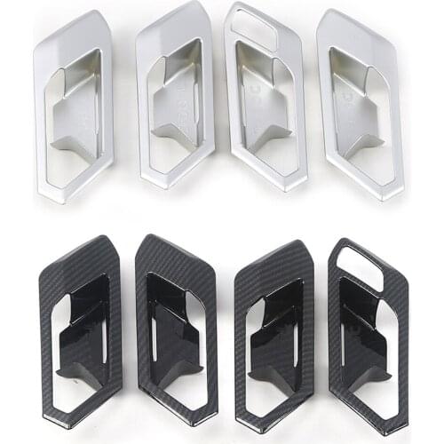 Interior Door Handle Bowl Cover Trim Catch Frame Bezel Molding Garnish Surround For Volkswagen VW T-ROC TROC 2017 2018 2019