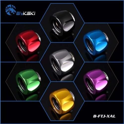 Bykski pc water cooling Fittings tube connector Sliding tubing for OD14mm Hard tube G1/4'' 4 seal rings Modding pc B-FTJ-XAL