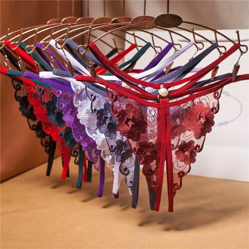Women Sexy Lingerie Hot Erotic Sexy Panties Open Crotch Porn Lace Underwear Female Crotchless Underpants Sexy Wear Briefs Thongs