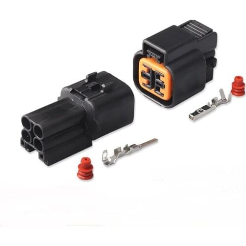 100 sets KUM 090 type 4 Pin male female O2 Oxygen Sensor Downstream Upstream connector plug for PB625-04027 PB621-04020