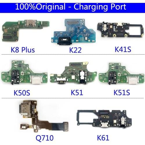 Dock Connector Micro USB Charger Charging Port Flex Cable Microphone Board For LG Q7 Q610