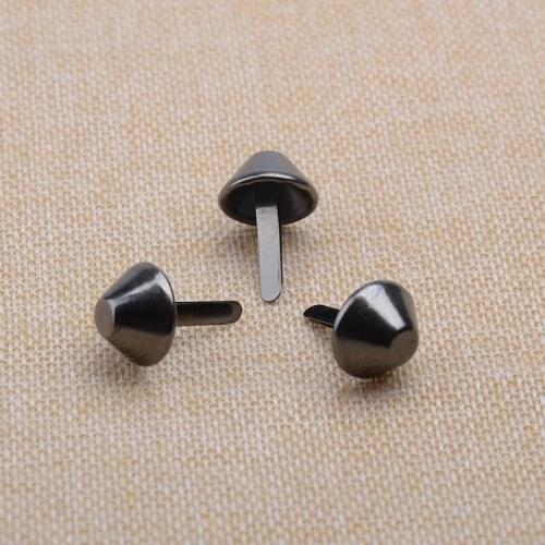 12mm x 20mm(0.47"X0.79") Bucket shape Purse Feet in Gunmetal