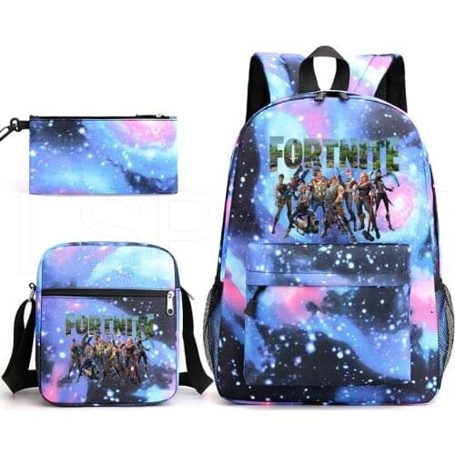 New TIK TOK Backpack 3pcs/set Women Men Nylon Backpack Female Casual Shoulder Bags For Teenage Girl School Bag Bagpack Rucksack
