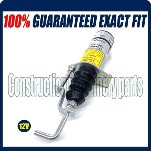For Lister Petter Diesel Stop Solenoid 366-07197,757-23950,1502-12C7U2B2S1,SA-3405T (1502-12V 2 terminals)