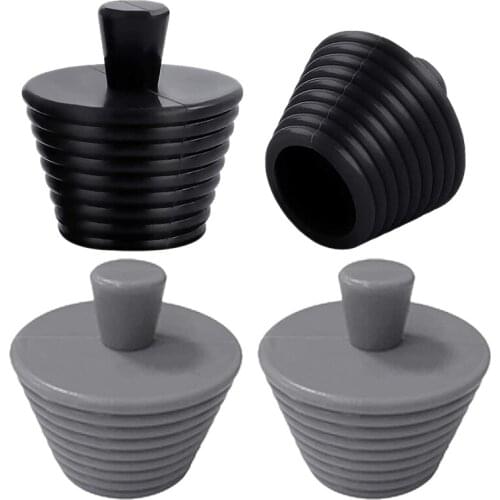 4 Pack Tub Stopper Universal Silicone Drain Stopper Bath Plug For Kitchen Bathtub And Bathroom Sink Drains