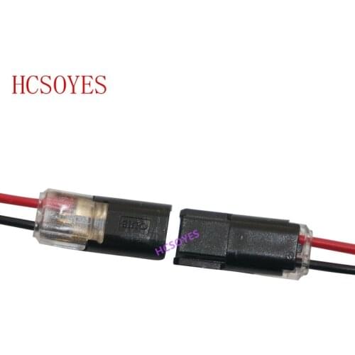 5pairs 2 Pin Way Spring Scotch Lock Connector 24-18AWG Wire for LED Strip Quick Splice Connector Cable Crimp Terminal Blocks Set