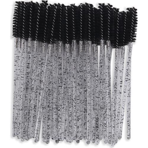 50 Pcs/Pack Makeup Eyebrow Eyelash Brushes Disposable Mascara Wands Applicator Eyelashes Extension Brush Beauty Tools Kit