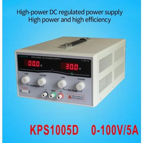 500W KPS1005D High precision High Power Adjustable LED Dual Display Switching DC power supply 220V 100V/5A