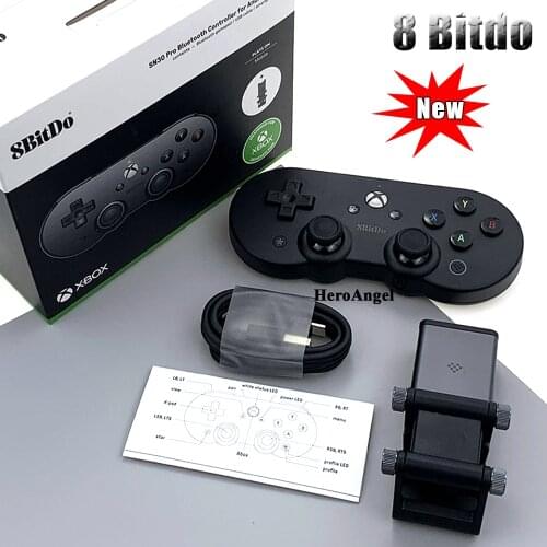 8BitDo SN30 Pro Wireless Bluetooth Game Controller Gamepad for Xbox Cloud Gaming on -Android includes Phone Holder Clip Android