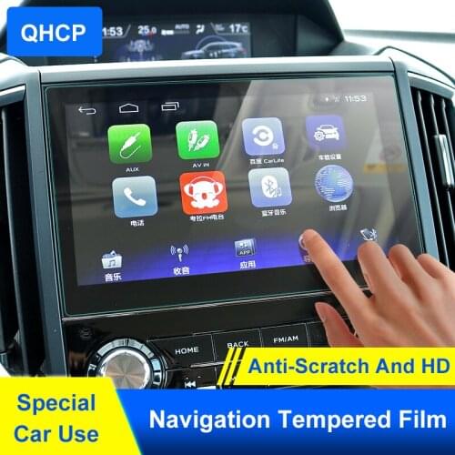 QHCP Car Dashboard Sticker Screen Protect Film Navigation Tempered Film For Subaru Legacy Outback Forester BRZ XV13-18 2019-2021