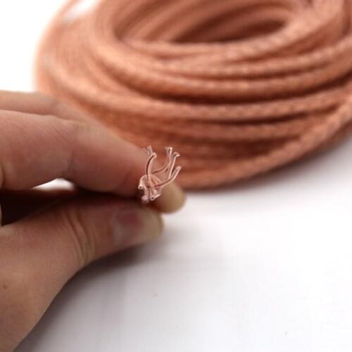 Free shipping HC8T 8 Twist cable PTFE OCC copper headphone upgrade AudioDIY wire/cable for audio Earphone wire
