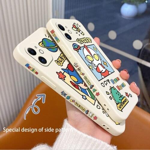 Mini Universe Phone Case For iPhone 12 Pro Max 11 X XS XR XSMAX SE2020 8 8Plus 7 7Plus 6 6S Plus Liquid Silicone Cover