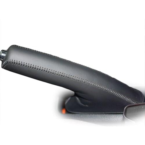 Case for Nissan X-TRAIL handbrake cover DIY car styling Genuine leather Car Handbrake Grips Auto supplies Interior decoration