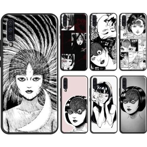 Junji Ito Tees Horror Soft Case For Samsung Galaxy A52 A42 A12 A20e A21S A10 A40 A50 A70 A51 A71 A31 A41 Cover
