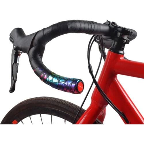 FMFXTR Soft Road Bike Bicycle Handlebar Tape Cork EVA PU Handle Bar Tape Professional Cycling Damping Anti-Vibration Wrap