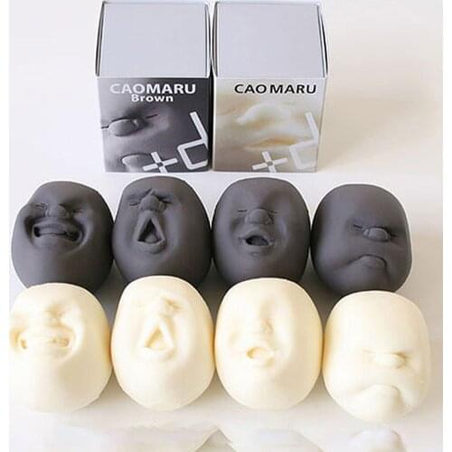 Anti Stress Toy Creative Funny Human Face Doll Office Decompression Toys Vent Extruded Toy Mood Squeeze Relief Toy