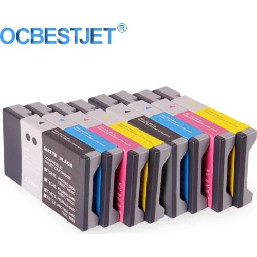 8Colors/Set T5671-T5674 T6121-T6124 Compatible Ink Cartridge Filled With Ink For Epson Stylus Pro 7400 7450 9400 9450 220ML/PC