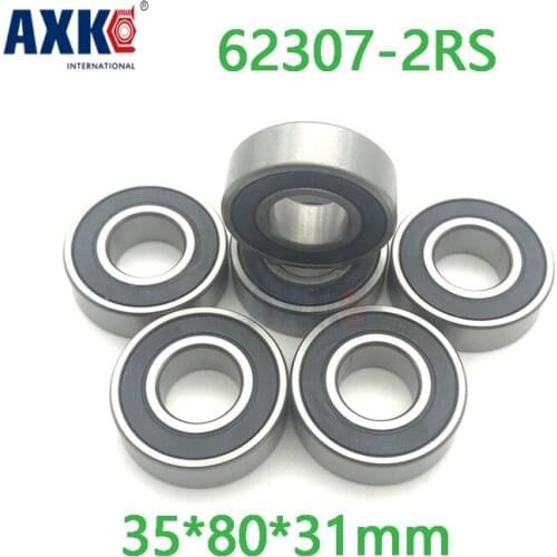 Axk High Quality 1 Pieces Miniature Deep Groove Ball Bearing 62307-2rs 62307 2rs Size: 35*80*31mm