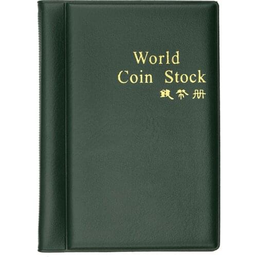 World Coin Stock Collection Album Version Top Grade Leather Coin Collection Book Best Gifts For Commemorative Coin Collectors