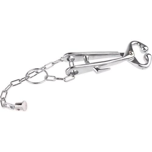 Stainless Bull Cow Nose Lead With Chain Show Cattle Eartag Vaccinator