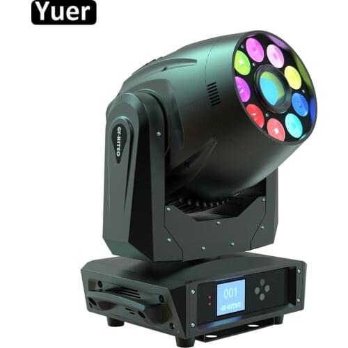 DJ Equipment 245W LED Spot Wash Beam 3IN1 Moving Head Light RGBWA+UV 6IN1 LED Stage Effect Light For Christmas Disco Patry Lamp