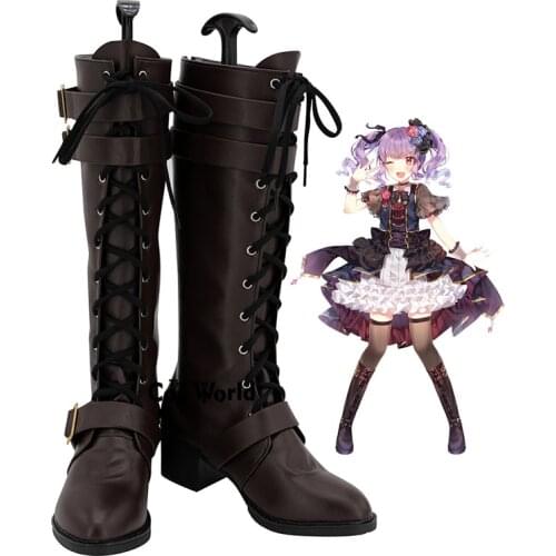 BanG Dream 7th LIVE Roselia Minato Yukina Anime Customize Cosplay Shoes Boots