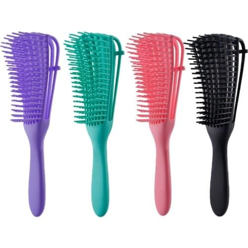 Hairdressing Hair Octopus Comb Detangling Brush For Curly Hair Womens Household Massage Non-Knotted Comb
