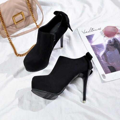 Sexy high heel Waterproof platform 16cm high heel single shoes womens wedding shoes Womens high heels ultimate U14-38