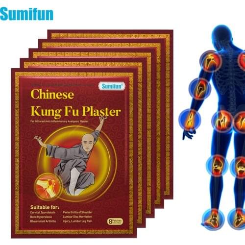 40pcs Sumifun Pain Relief Patch Arthritis Plaster Neck Shoulder Knee Joint Muscle Ache Massage Chinese Herbal Orthopedic Plaster