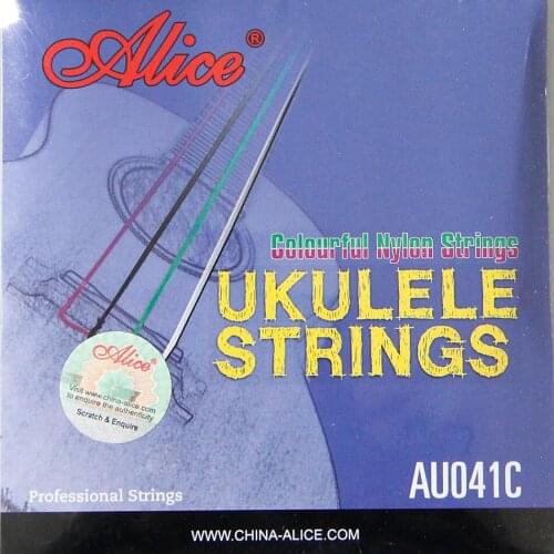 ALICE AU041C Colorful Nylon Strings Ukulele Strings Set 4 pcs/set