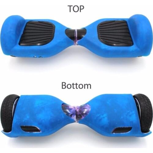2 Wheels Smart Self Balancing Electric Scooter Silicone Case Full Cover Anti-Scratch Sleeve/Protector for 6.5" Inch Hoverboard