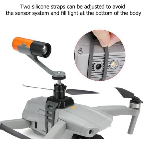 Universal Extension Buckle Holder Searchlight Set For Mavic 2/Air 2/Pro for Xiaomi FIMI X8SE for Autel EVO 2 Drone