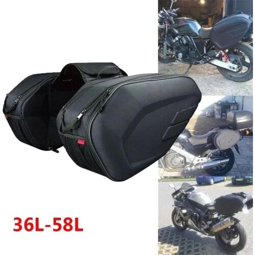 Motorcycle Waterproof Rear Back Seat Bag Travel Bag Saddle Bag Side Helmet Bag Riding Travel