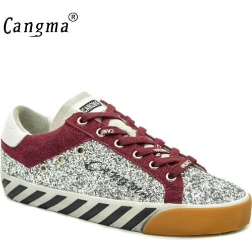 Woman Casual Shoes Luxury Brand Sneakers Women Men Silver Diamond White Flats Designer Sneaker Crystal Female Male Golden