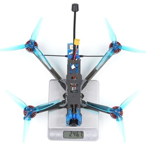 IFlight Chimera5 LR 4S 5 219mm Long Range Analog Version BNF w/Caddx.us Ratel V2 Cam SucceX-E mini F7 Stack XING 2005 Motor