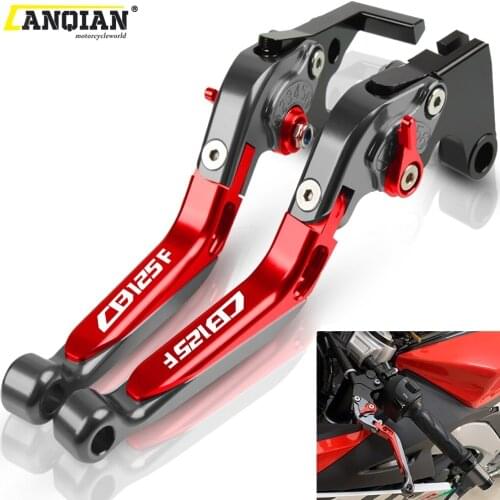 CB125F Handbrake Motorcycle Adjustable Extendable Brake Clutch Levers Hhandbar for Honda CB125F CB 125F 2015 2016 2017 2018 2019