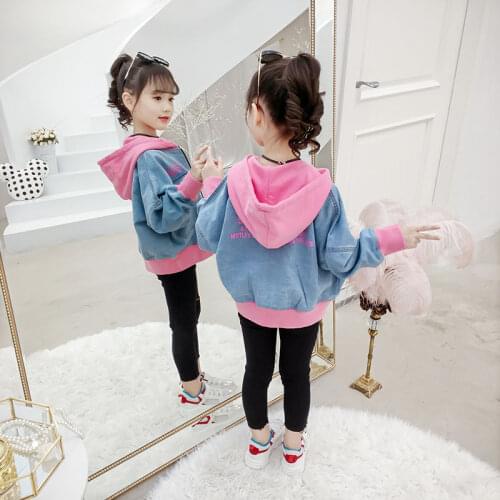 CHAIYAO Denim Jackets For Girls