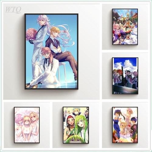 FGO Fate Grand Order Anime Posters Wall Poster Canvas Painting Wall Decor Retro Poster Wall Art Picture Room Decor Home Decor
