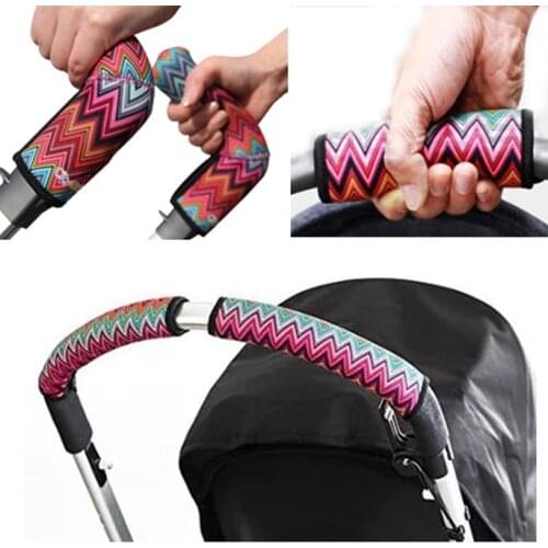 New Microfiber Stroller Handle Cover Baby Stroller Sleeve Multipurpose Pad Detachable Wash Multifunction Baby Cart Armrest Cover