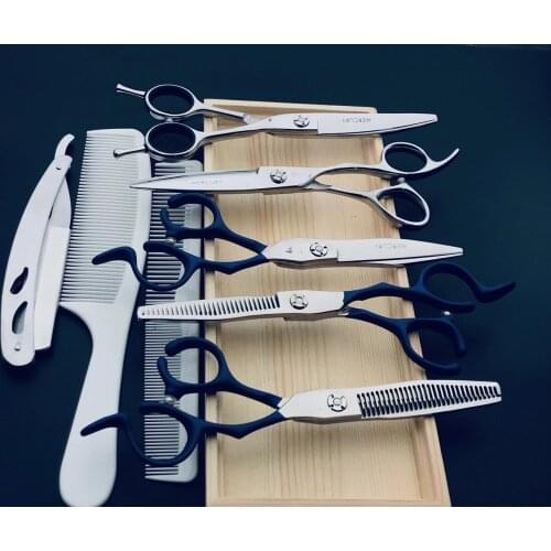 Sharp Blade Hair Scissors Professional Barber Scissors Hairdressing Shears Salon Cutting Scissor With Razor Set Makas 6.0