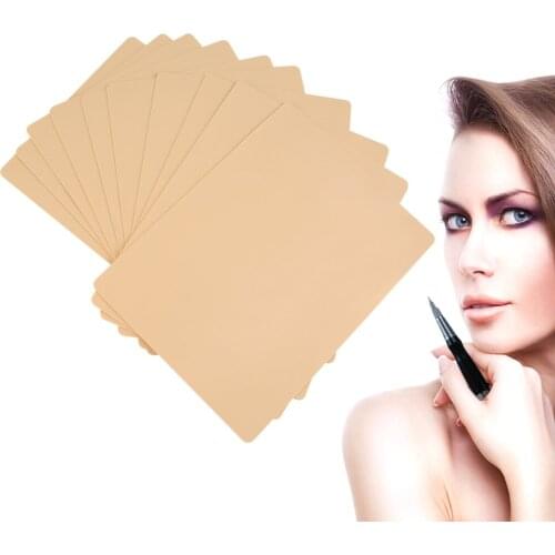 Permanent Eyebrow Lips 20 X 15cm Blank Tattoo Practice Skin Sheet for Needle Machine Supply Kit Makeup Drop Shipping 10 Pcs/pack